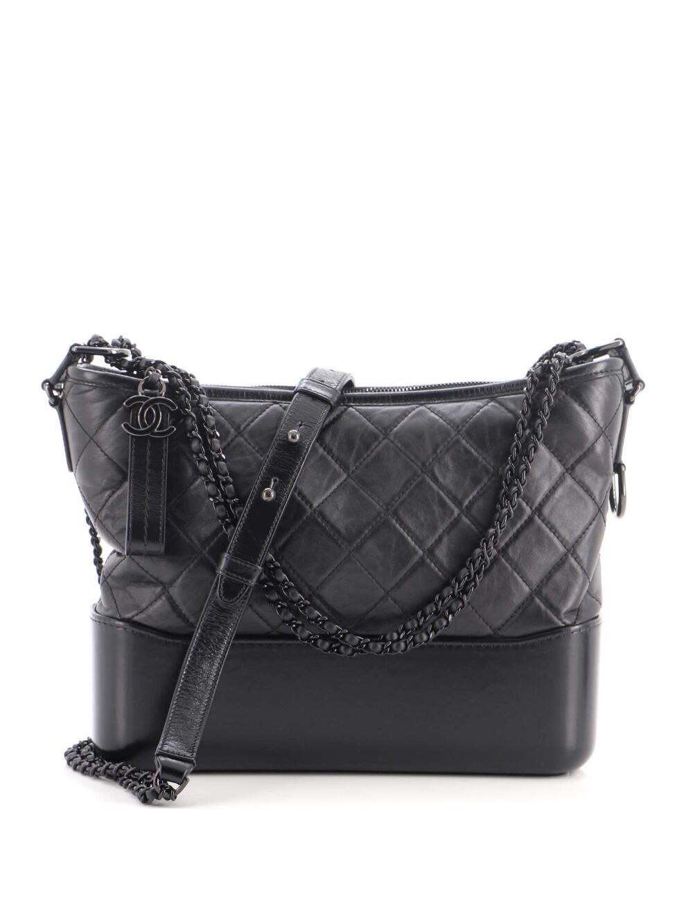 Chanel So Black Gabrielle Hobo Quilted #370909C30B